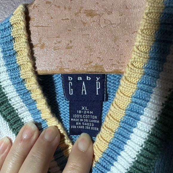Vintage GAP Kids Multicolor Cardigan Sweater - Picture 2 of 6